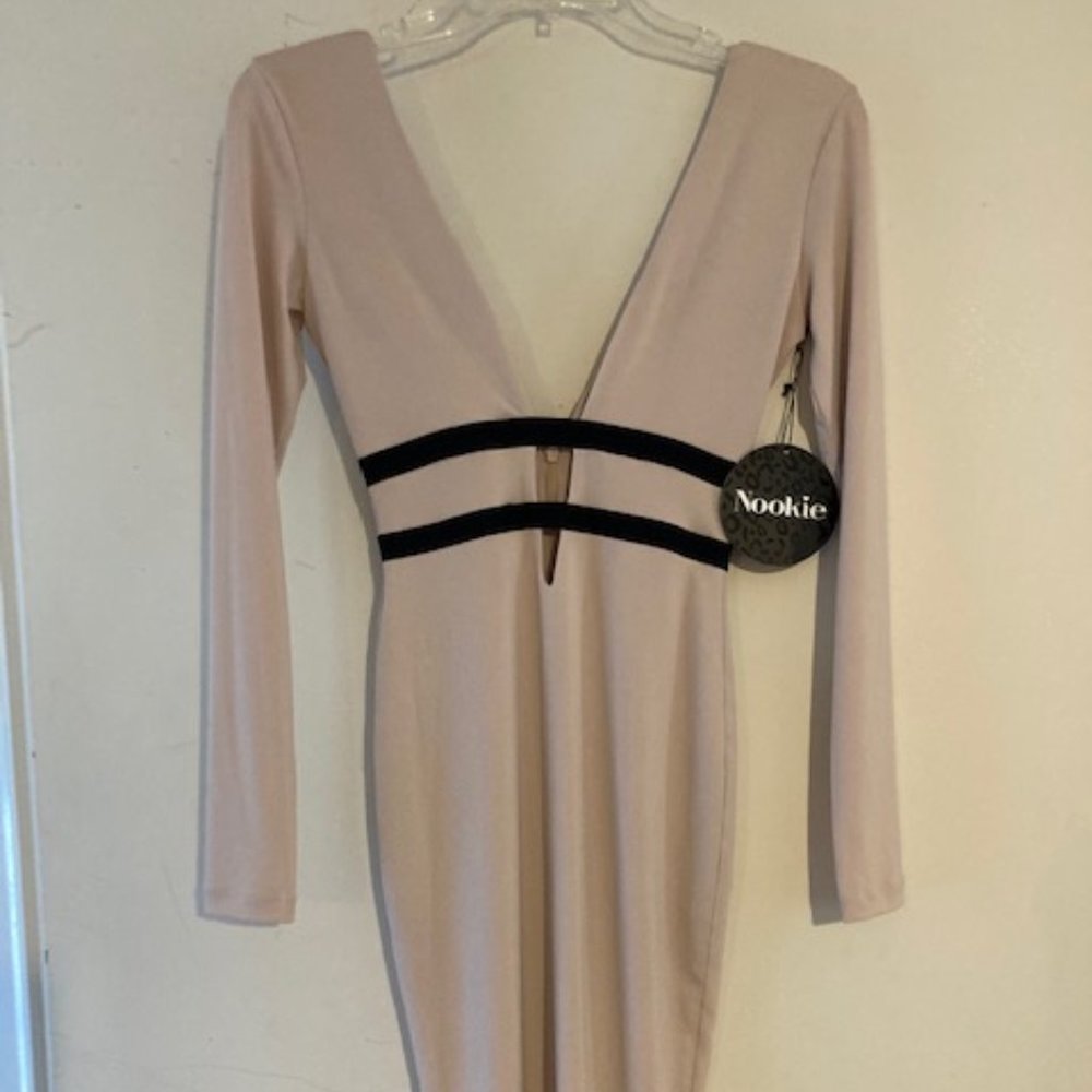 Nookie Bellissima Long Sleeve Strap Dress